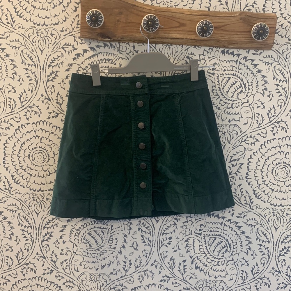 Madewell Velvet Skirt